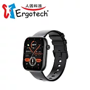 ERGOLINK 人因科技 2.01＂心率血氧藍牙通話腕錶 SW202 曜石黑