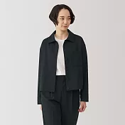【MUJI 無印良品】女撥水加工外套 M 黑色