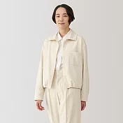 【MUJI 無印良品】女撥水加工外套 XL 象牙白