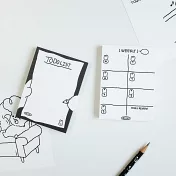 【韓國BFMA】工作兔兔 便條本 ‧ WEEKLY