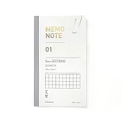【日本一九堂印刷所】MEMO NOTE 筆記本 ‧ 方眼