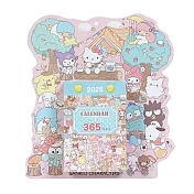 Sanrio 三麗鷗 2025 造型壁掛日曆 三麗鷗家族