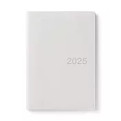 【MUJI 無印良品】月間筆記本/2024年12月開始/白灰.B6