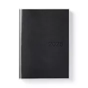 【MUJI 無印良品】立式月週筆記本/2024年12月開始/黑.B6