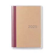 【MUJI 無印良品】星期日開始月間筆記本/2024年12月開始/A6