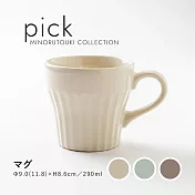 【日本Minoru】Pick素釉 陶瓷馬克杯290ml ‧ 杏