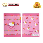 sun-star Hello Kitty 50週年系列 L型A5三夾層資料夾 花系風格