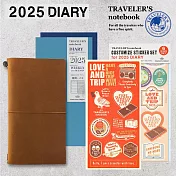 【獨家套組】TRC Traveler’s Notebook 2025週間手帳限定組合- 駝