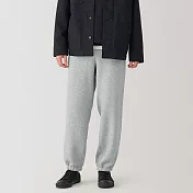 【MUJI 無印良品】男裏毛寬版褲 M 灰色