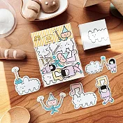 【右手超人】中貼紙／5-2／慶祝