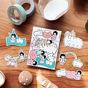 【右手超人】中貼紙／5-4／心電感應