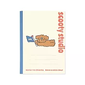 【日本FRONTIER】scooty studio 方眼筆記本A5 ‧ 查理狗狗