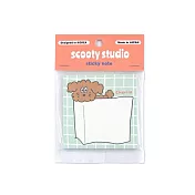 【日本FRONTIER】scooty studio 便利貼 ‧ 查理狗狗(方形)