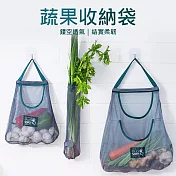 【美好家 Mehome】廚房收納網袋 掛式儲物袋 蔬果透氣網袋 2入 大號單層