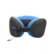 【Travel Blue 藍旅】 涼感頸枕 涼感護頸枕 涼感飛機枕 (3色可挑) 保固24個月 藍色