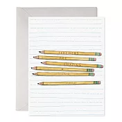 【 E.Frances 】Teacher Pencils 教師卡 #SP539