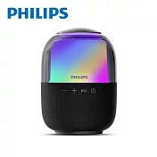 PHILIPS 炫彩RGB強力低音無線藍牙5.3喇叭-TAS2108BK 黑