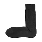 【MUJI 無印良品】男鹿子織商務直角襪25-27cm 深棕