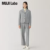 【MUJI 無印良品】MUJI Labo女羊毛混直筒褲 67 灰色