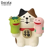 【DECOLE】concombre 福蛇 生肖玩耍貓貓 辰巳