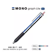 【TOMBOW日本蜻蜓】MONO graph Lite  中性筆 -0.5mm紅色 標準