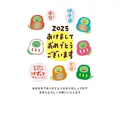 【Wa-Life】私製年賀刮刮樂明信片3入 ‧ 達摩蛇籤