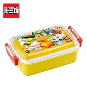 【日本正版授權】TOMICA 單層便當盒 日本製 分隔便當盒/可微波飯盒 多美小汽車- 450ml