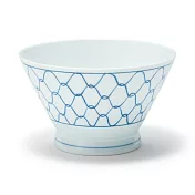 【MUJI 無印良品】波佐見燒飯碗/網目/大約直徑12.5cm