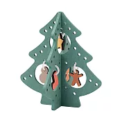 【MUJI 無印良品】【期間限定】MDF裝飾聖誕樹/小/綠１７×１７×１９ｃｍ