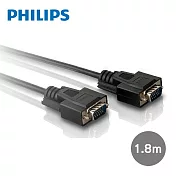 【Philips 飛利浦】1.8m VGA高畫質延長傳輸線 (SWX2112/10)