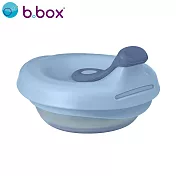 【b.box】矽膠副食品擠壓式餵食器/ 莫蘭迪藍