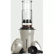 AeroPress Go Plus 旅行保溫版  奶油白