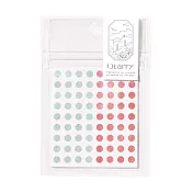 IROHA Quarry迷你岩石貼紙-  薄荷綠x紅