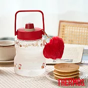 【THERMOS膳魔師】HelloKitty輕水瓶1200ml(TCSS-1200KT-CCRD) 最愛巧克力篇