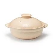 【MUJI 無印良品】萬古燒土鍋.透明釉/3-4人用使用容量2400mL、滿水容量4100mL、內徑28.5cm(含把手寬度33cm)、含鍋蓋高度17cm