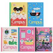 KOKUYO TYAKASHA聯名4 Campus點線U罫筆記本 A6-5入