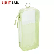 LIHIT LAB A-8103 多用途透明筆袋  綠色