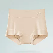 【KISSDIAMOND】純棉防走光中腰四角內褲(女內褲/KDW-4513) L 膚色