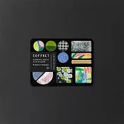 【HITOTOKI】 COFFRET 調色盤薄膜貼紙 限定禮物包裝  深邃的藍寶石