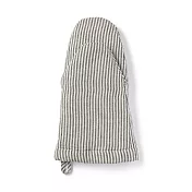 【MUJI 無印良品】麻平織隔熱手套/直紋
