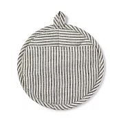 【MUJI 無印良品】麻平織多用隔熱墊/直紋