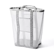 【MUJI 無印良品】尼龍網眼洗衣籃/大/約寬39×深24×高56 cm。最大載重量：5 kg