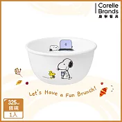 【美國康寧 CORELLE】SNOOPY BRUNCH-325ml中式飯碗
