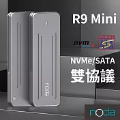 noda R9 Mini雙協議 NVMe/SATA SSD 外接盒
