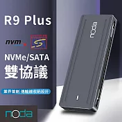 noda R9 Plus 雙協議 NVMe/SATA SSD 外接盒