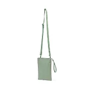 【MUJI 無印良品】撥水加工迷你隨身側包 淺綠