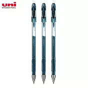 (限量買3送1)UNI UM-120 亮彩鋼珠筆  黑