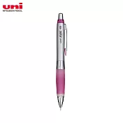 (限量買1送1)UNI α-gel果凍自動鉛筆0.5 玫瑰粉紅