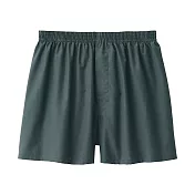 【MUJI 無印良品】男柔滑前開平口褲 S 深綠