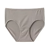 【MUJI 無印良品】女柔滑中腰內褲 M 摩卡棕
